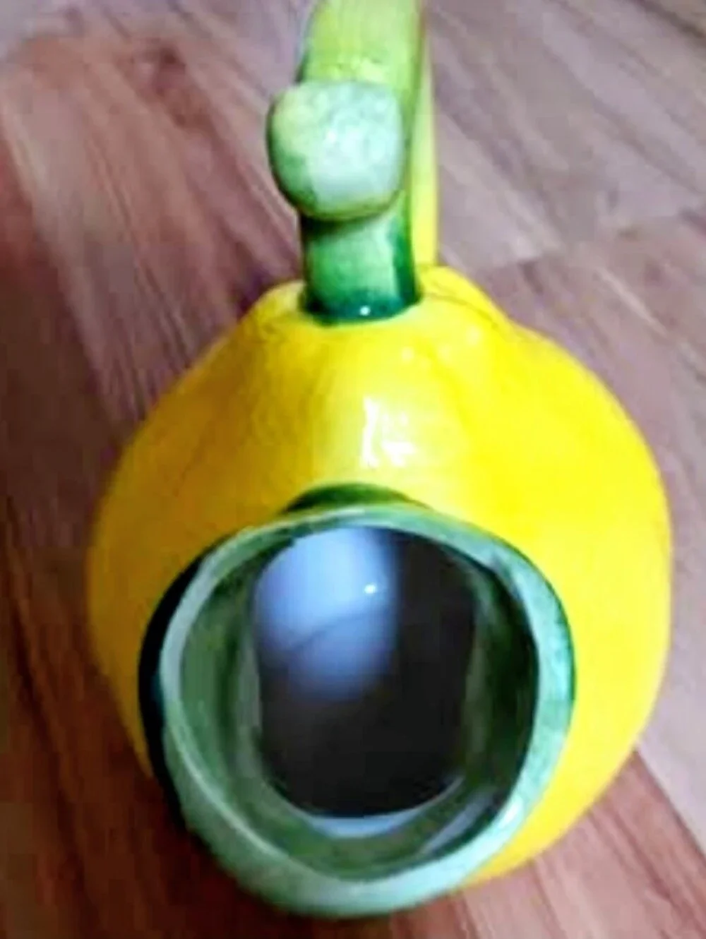 Vintage Ceramic Lemon Water Pitcher Creamer Mr Man 1987 Taiwan Fruit